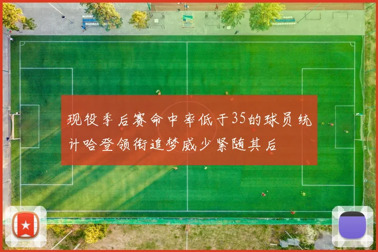 现役季后赛命中率低于35的球员统计哈登领衔追梦威少紧随其后